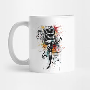 Retro microphone Mug